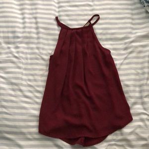 Maroon tank top